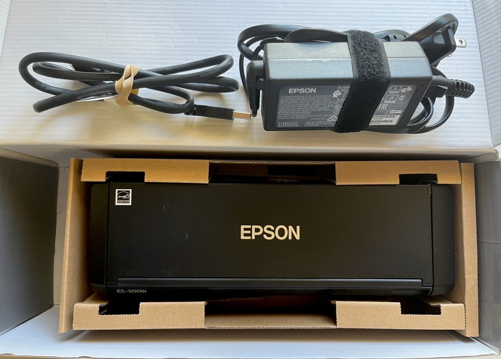 Epson® WorkForce® ES-300W Wireless Portable Duplex Document Scanner