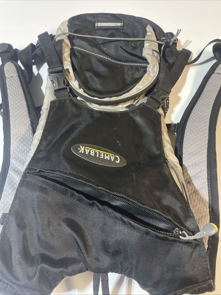 Camelbak Hydration Pack BackpackBag Black & Gray Camping Hiking Adjustable