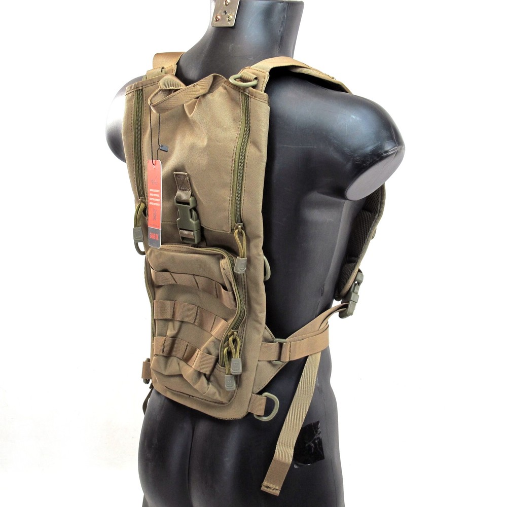 Lancer Tactical CA-321T Lightweight Airsoft Hydration Pack (Tan)