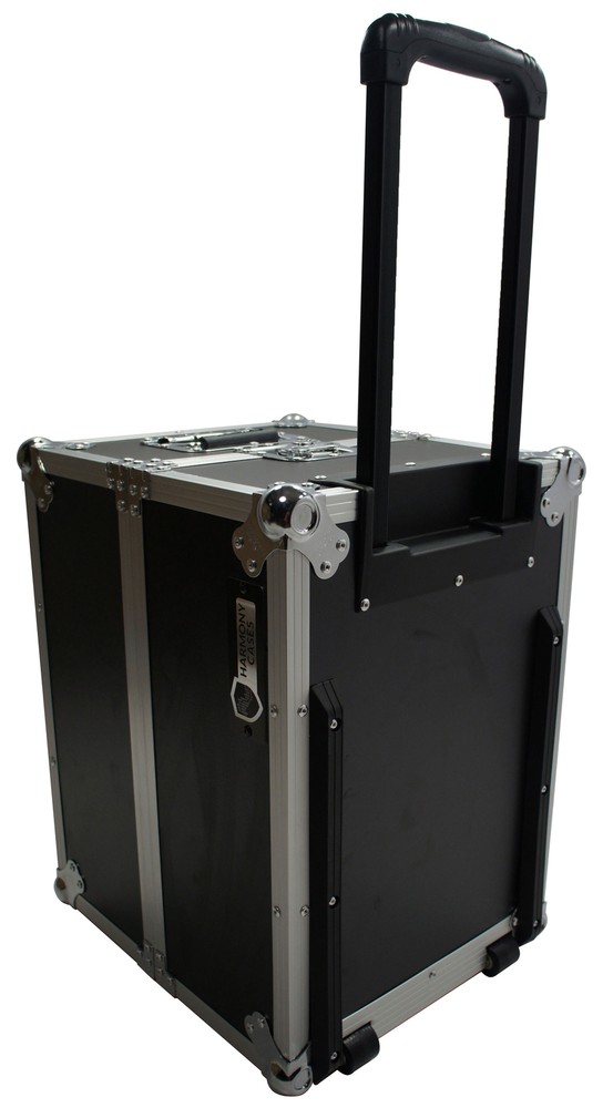 Harmony Case HCLPHWE Rolling Flight Case Wheels & Handle 100 LP Vinyl Records