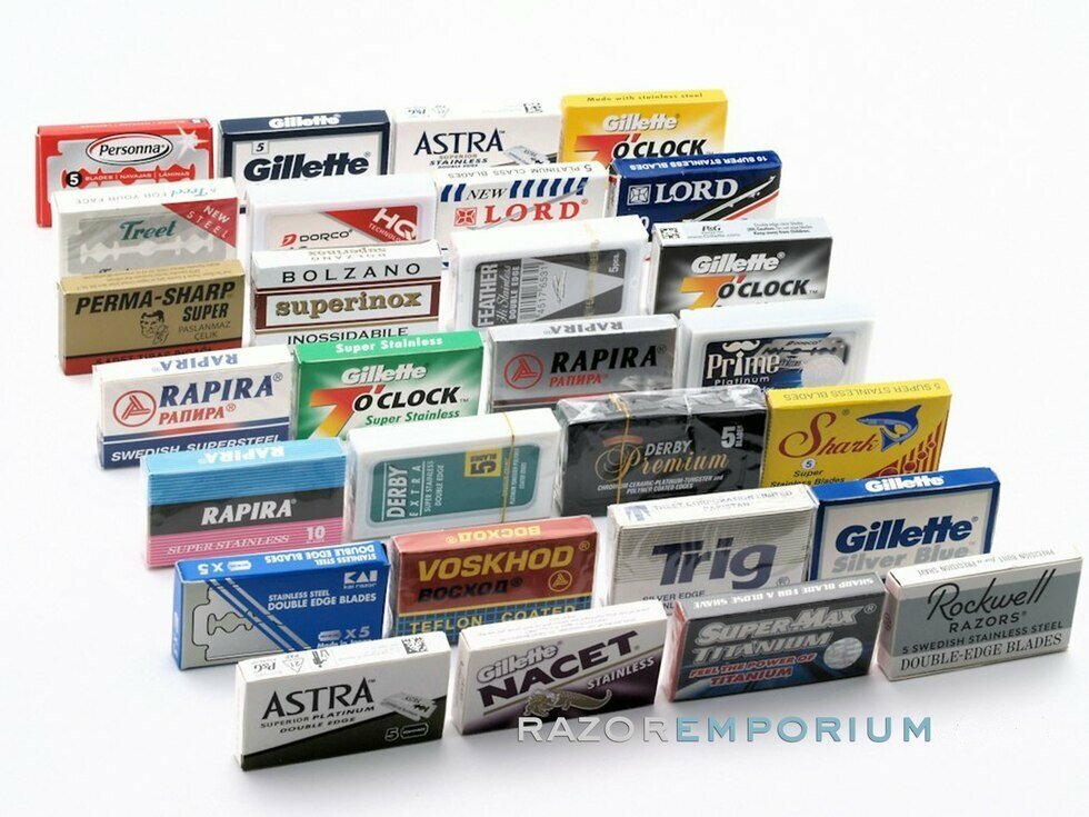 Complete Kit | DE Blade Sample Packs | Razor Emporium