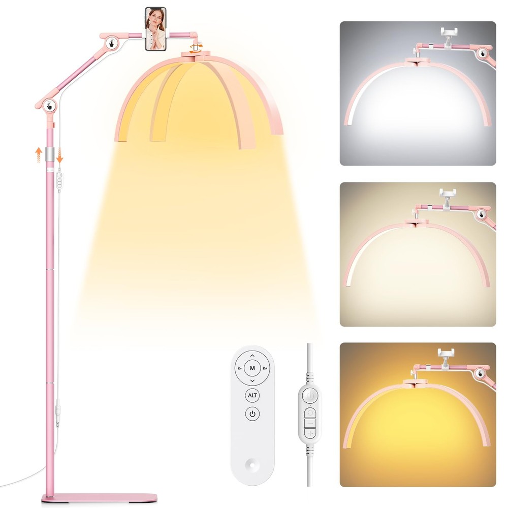 LIONVISON LED Lash Lamp Half Moon Adjustable