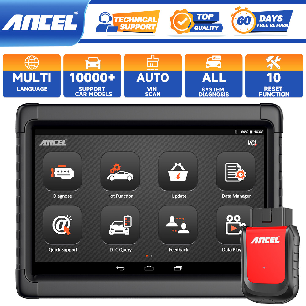 ANCEL X6 Full System Car OBD2 Scanner Bidirectional Diagnostic Tool Code Reader