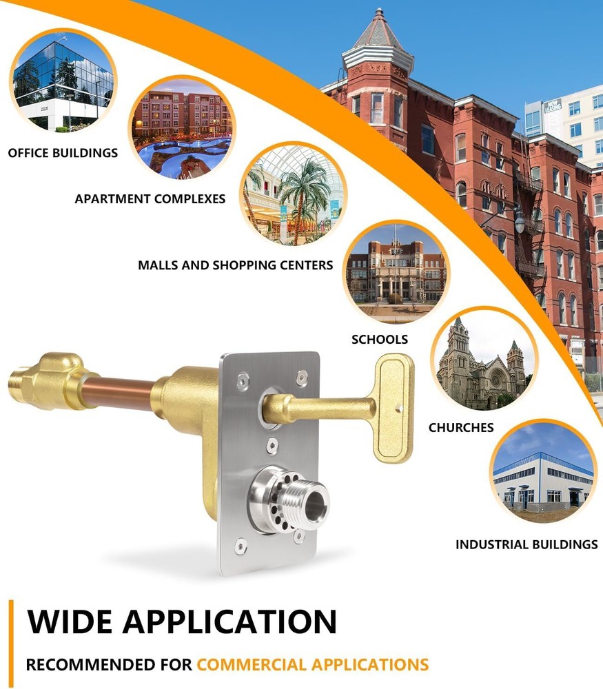 Replace for Z1321-CXL-6 Exposed Non-Freeze Automatic Draining Wall Hydrant