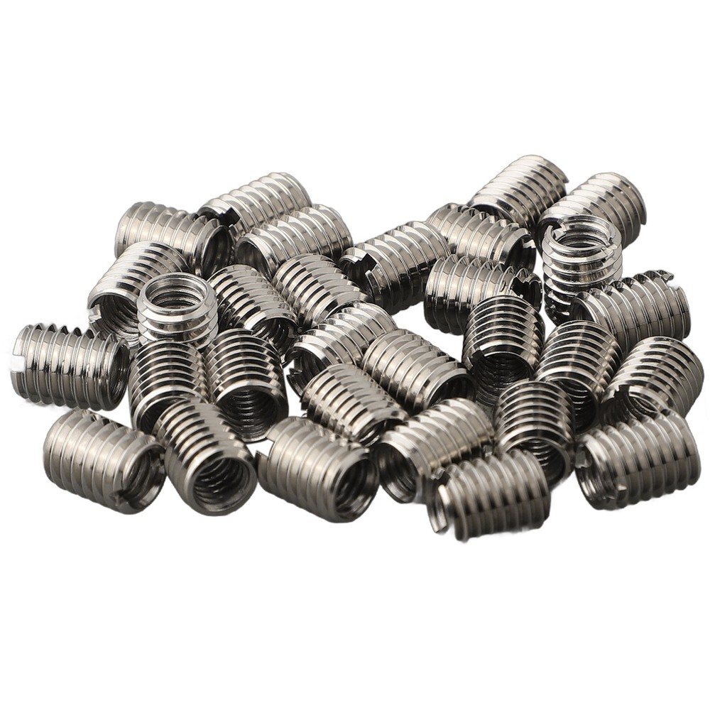 Thread Reducer Inserts Outer M8*1.25 Threaded 10MM 30pcs Adapter Hardware