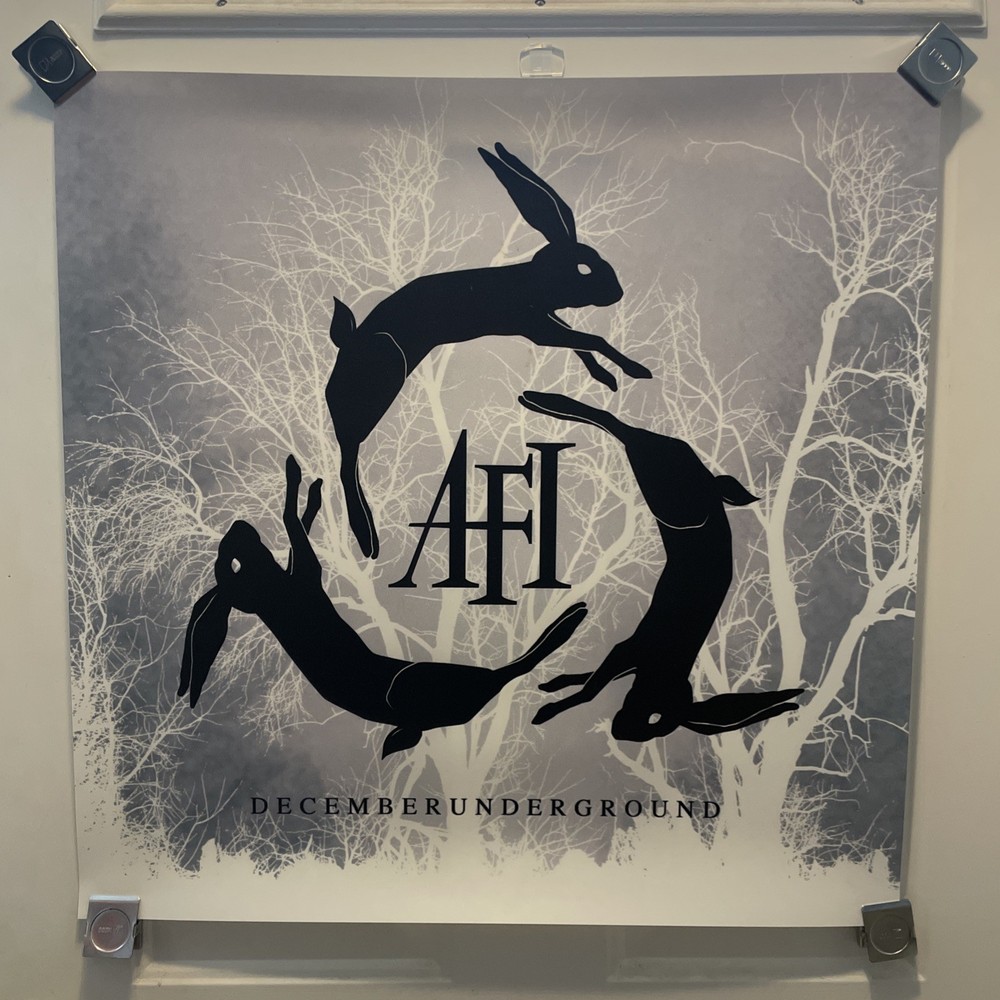AFI - DECEMBERUNDERGROUND 24”x24” Plastic Record Store Promo POSTER 2006