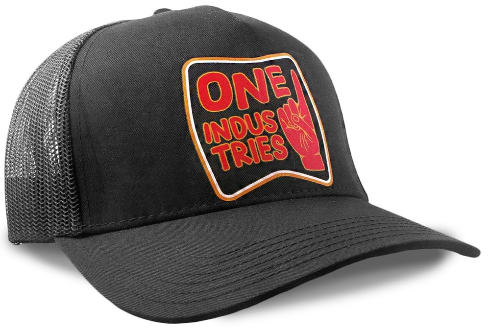 One Uno Snapback Hat Black