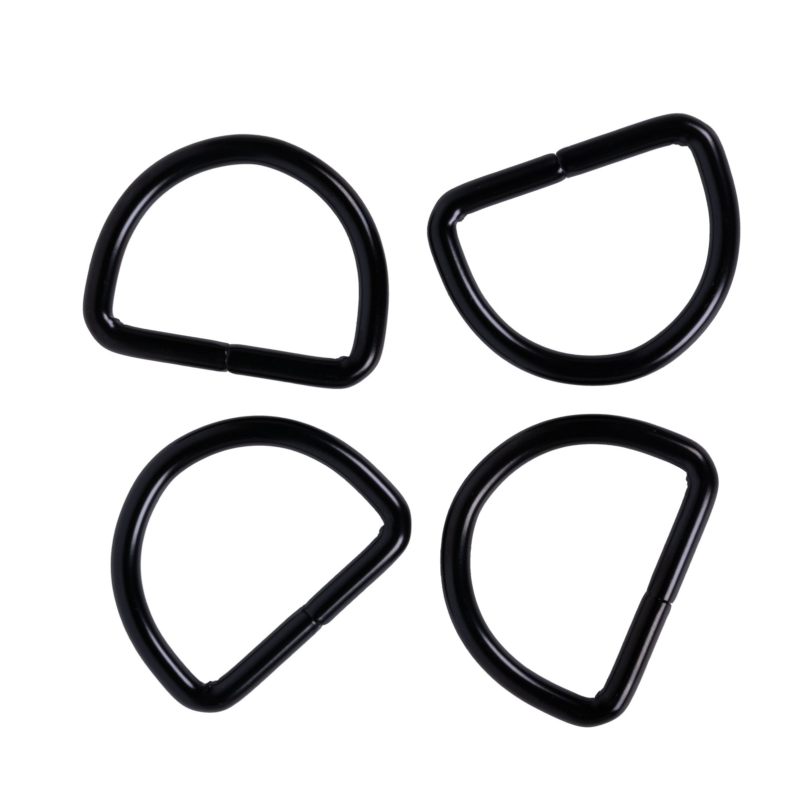 Country Brook Design® 1 1/2 Inch Black Heavy Welded D-Rings, 10 Pack