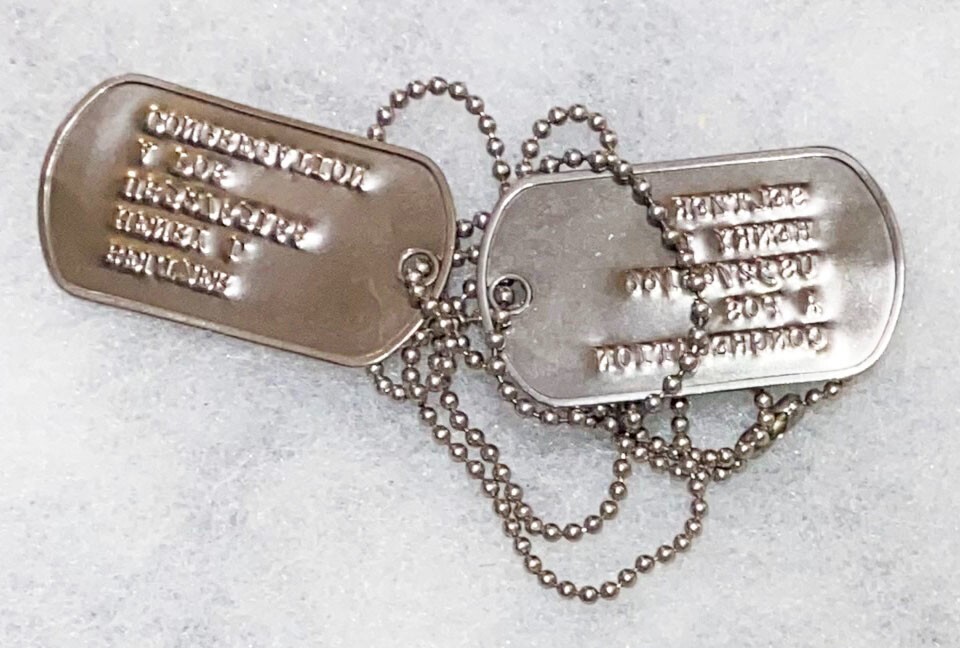 Henry Seltzer Dog Tag Set