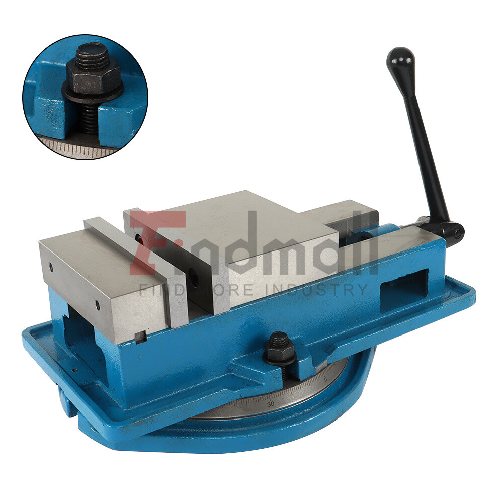 6x5.9" Lockdown CNC Milling Machine Vise .002“Precision Milling Drilling Machine