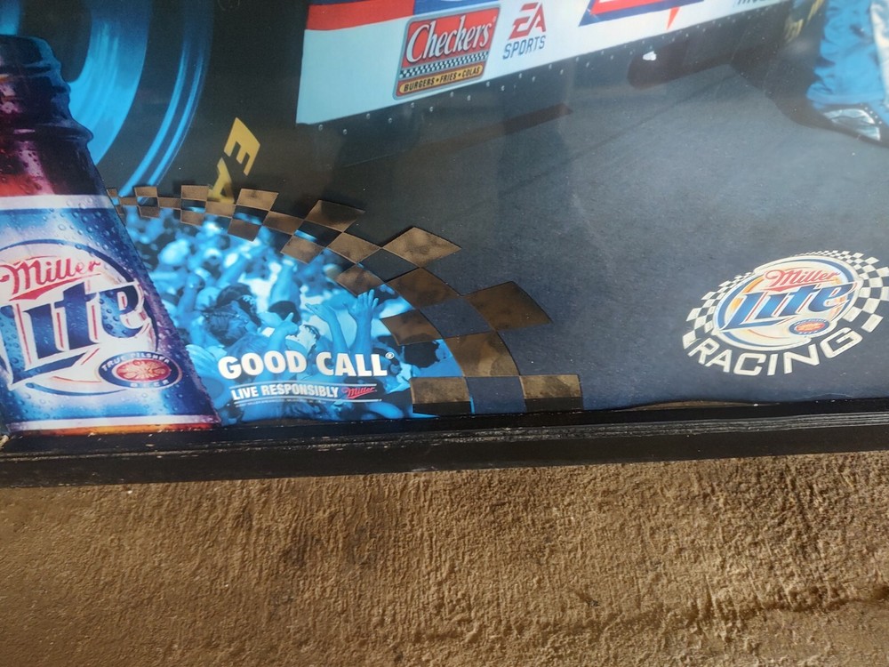 Kurt Busch Miller Lite Mirror