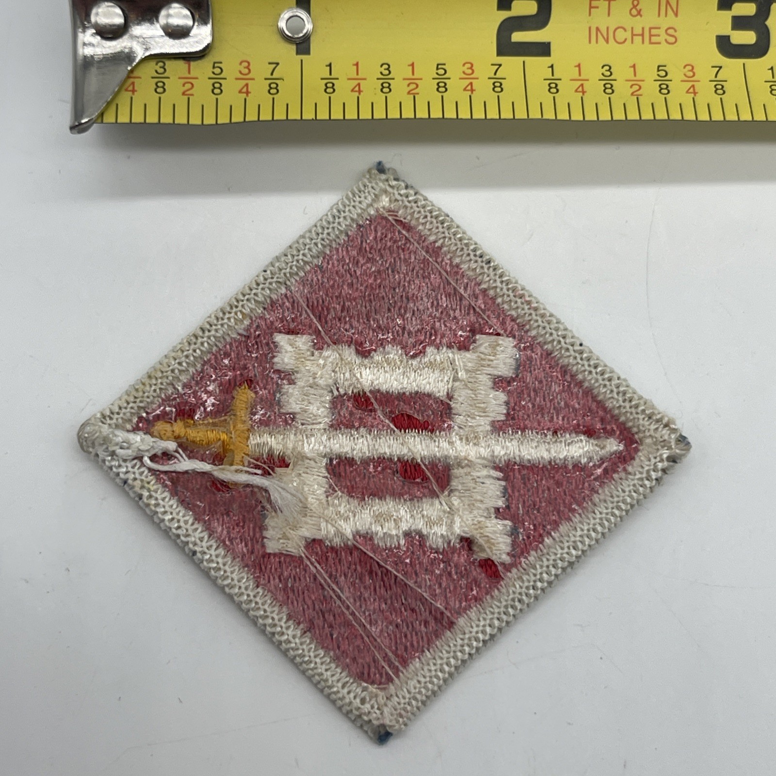 U.S. Military Army18th Engineer Brigade Patch Insignia Full Color Merrowed