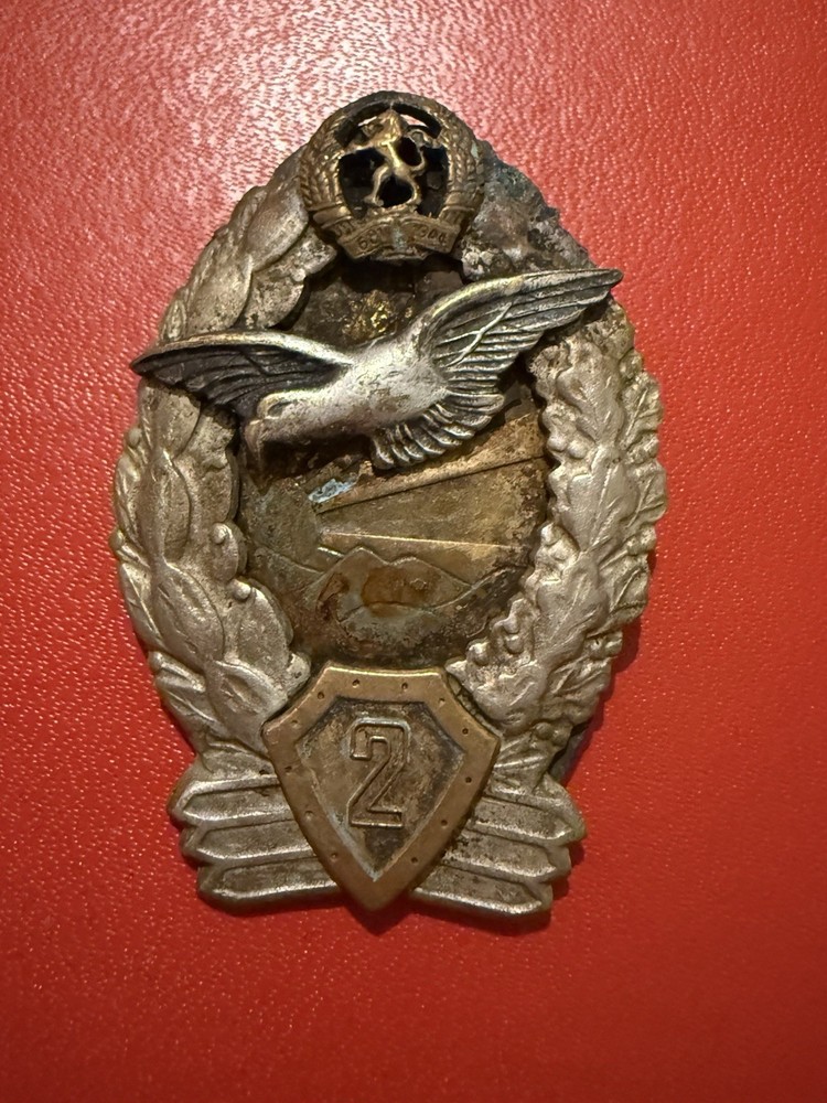 Bulgarian pilot breast badge aviator pilot 2nd class