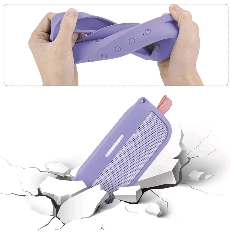 Silicone Case Replacement Bose SoundLink Flex Bluetooth Portable, Lavender