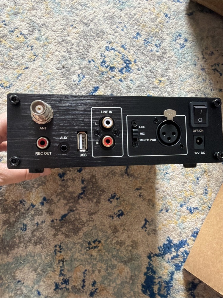 Retekess TT119 Assistive Listening System Wireless Transmitter with 20 Receivers