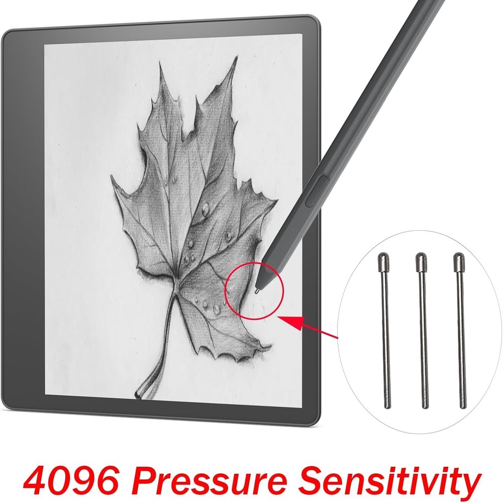 3 Easy-Replace Pen Nibs for Kindle Scribe Stylus - Natural Writing Experience