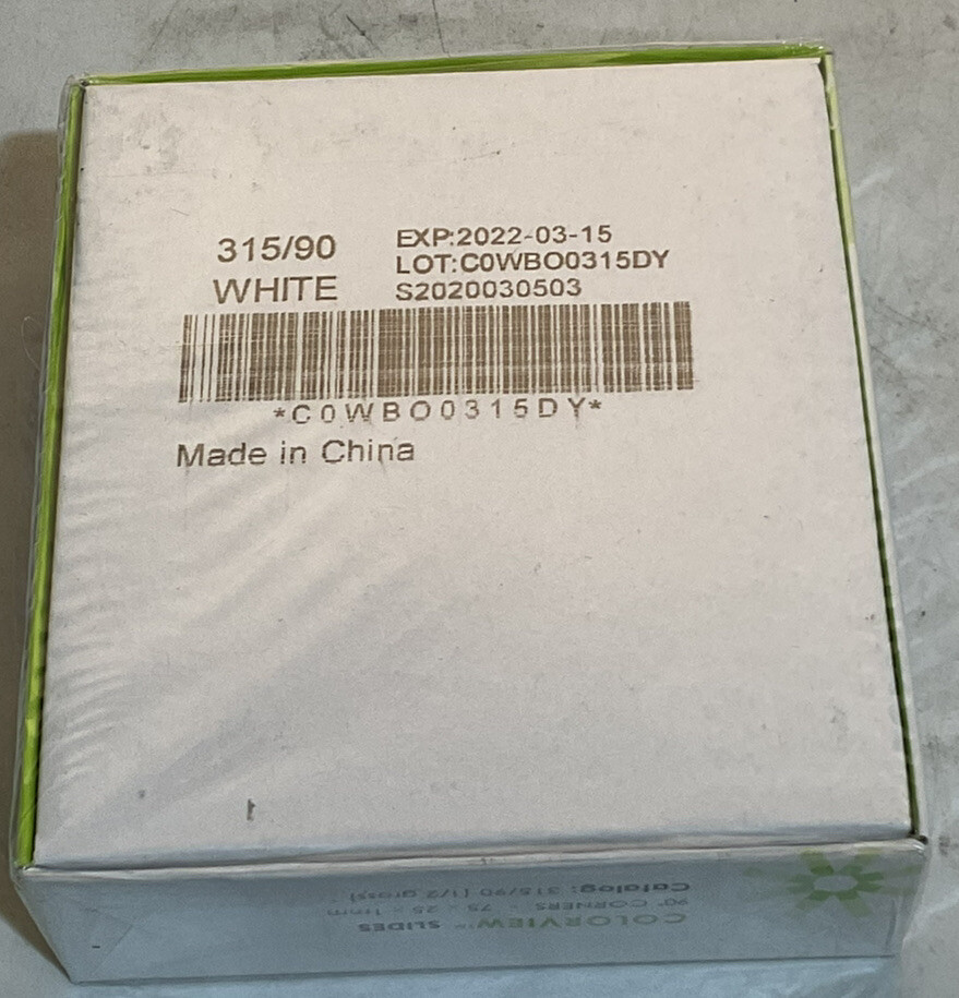 StatLab Colorview Adhesion Sides- White