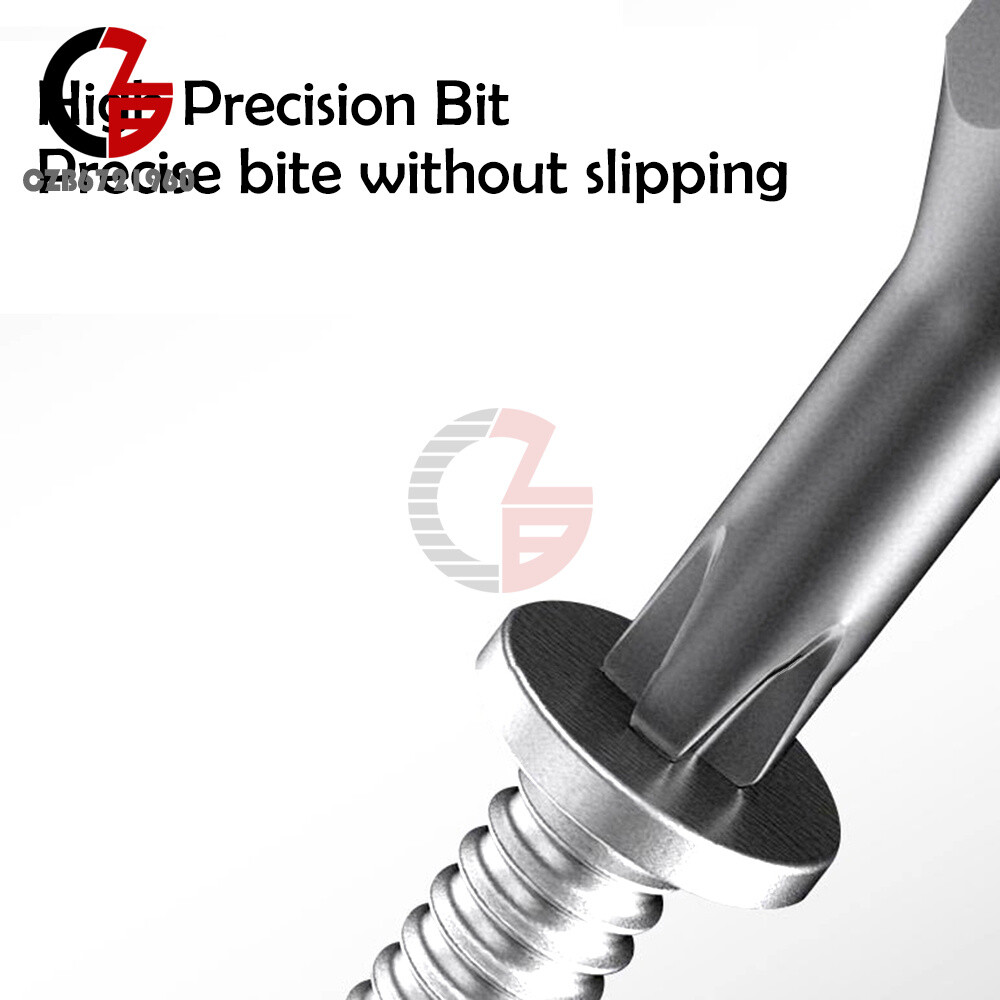 Portable Cordless Rechargeable Electric Screwdriver Kit Mini Power Tool + Bits