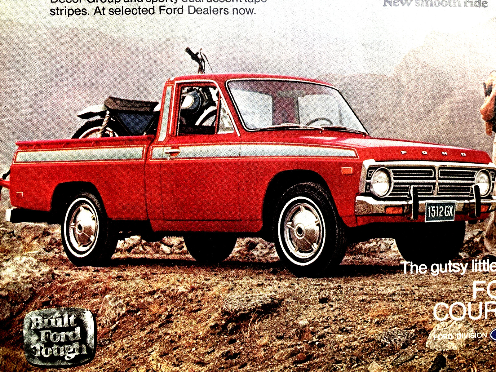 1976 Ford Courier Truck Print Ad