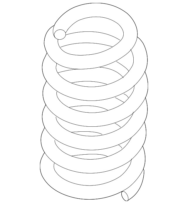 Genuine Ford Coil Spring AA8Z-5560-D
