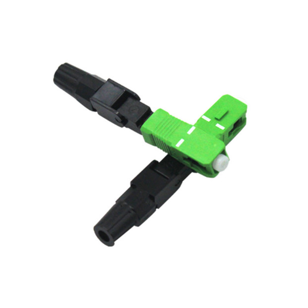 5pcs SC/APC Fiber Optic Quick Connector Embedded Single Mode Component