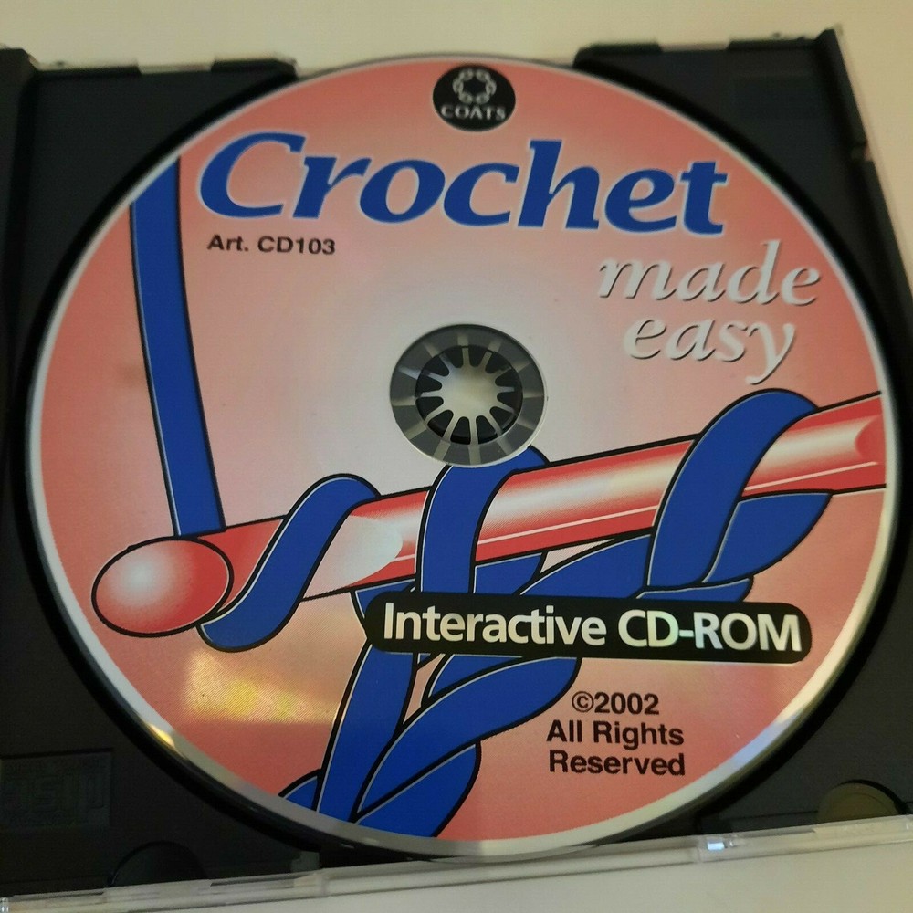 Crochet made easy Interactive CD-ROM Coats & Clark 20 patterns