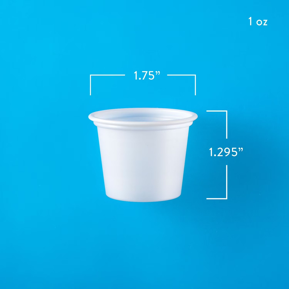 Member's Mark Translucent Plastic Portion Cups 1 fl. oz - Choose Your Count