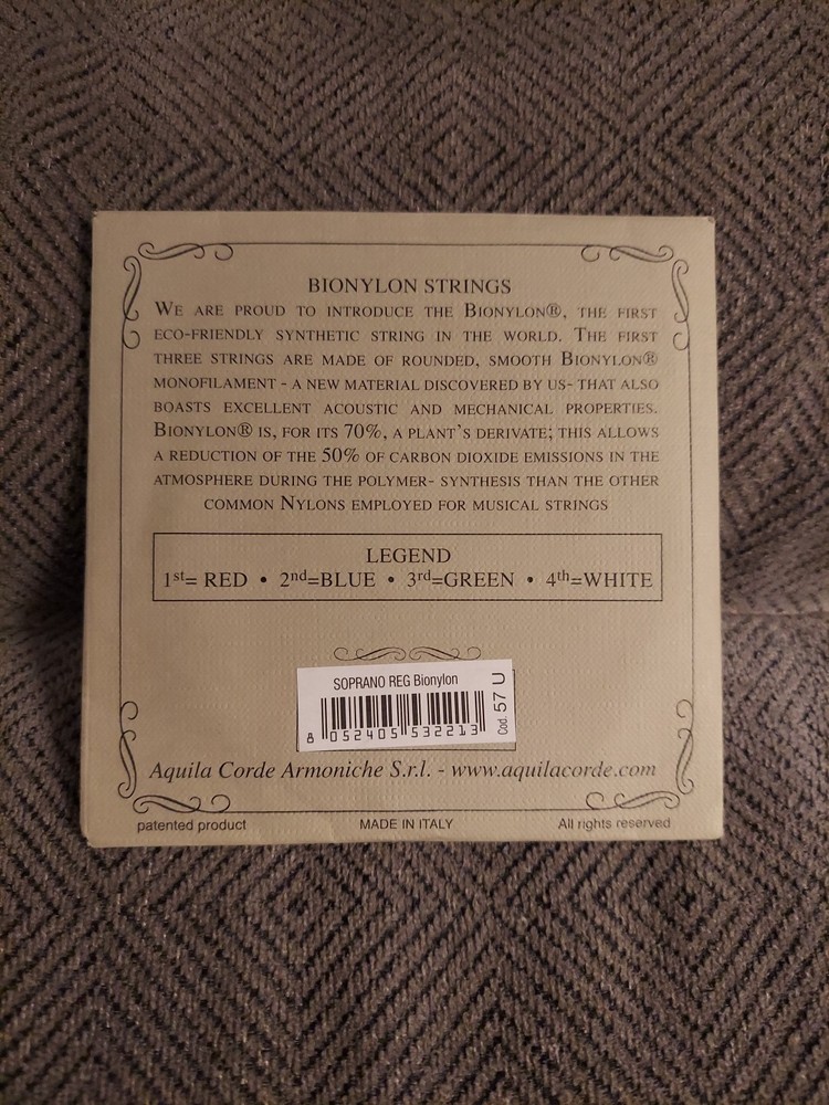 Aquila A-57U Bionylon Soprano Ukulele Strings