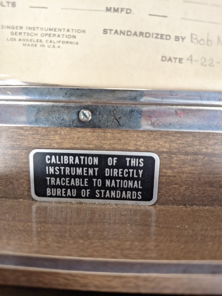 Sensitive Research Electrostatic Voltmeter Model ESD-3 by Singer