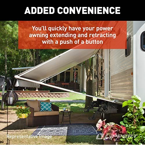 40 AMP Power RV Awning Interior Replacement Switch Kit and Plate — Extends