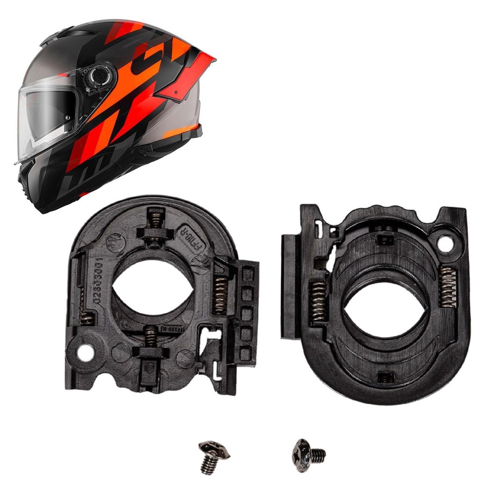 2x Helmet Visor Shield Base Left and Right Sturdy Motorcycle Accessories Replace