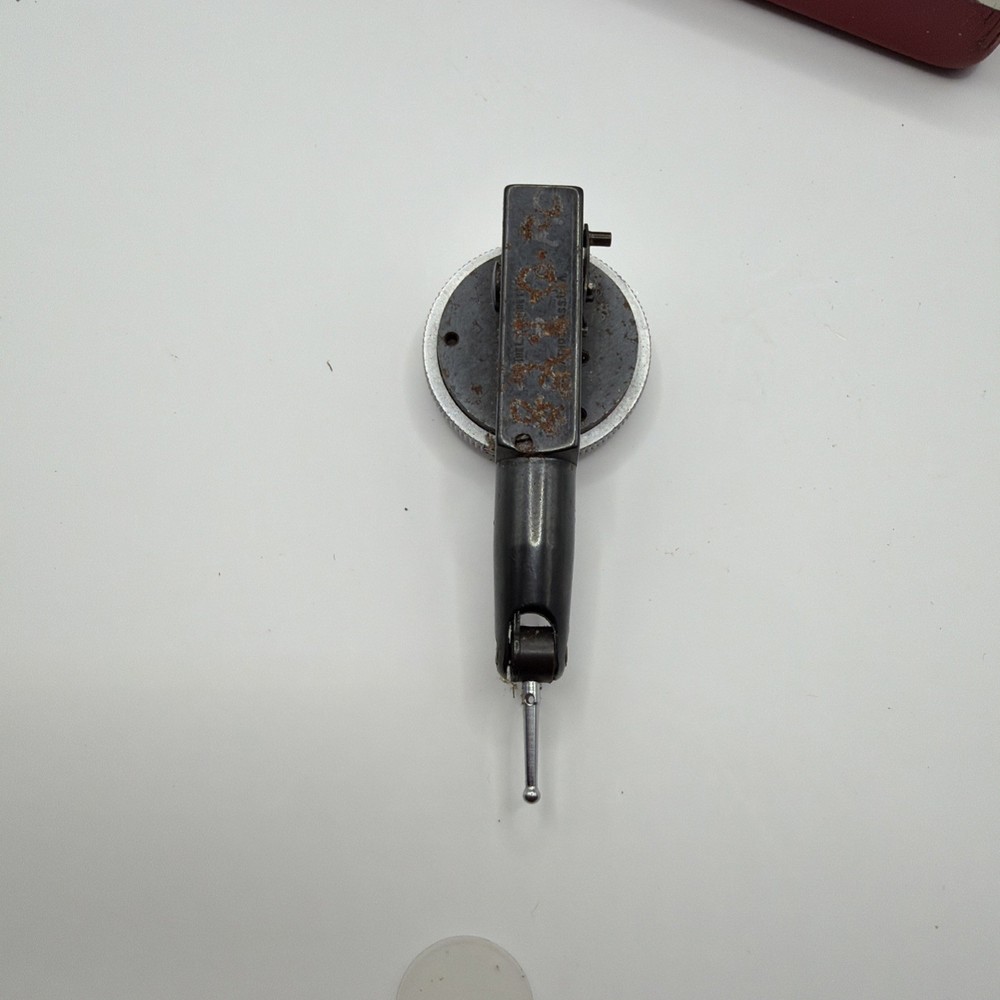 Starrett Last Word Dial Indicator Set 711-TI .0001" with Case CLEAN