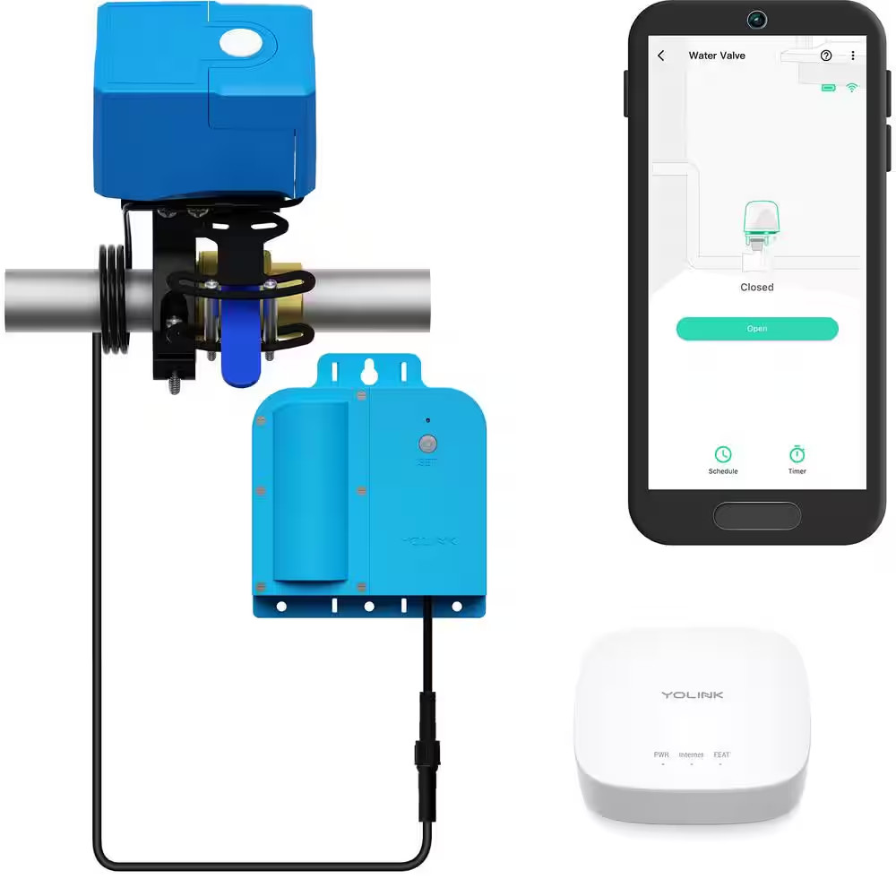 Wireless Valve Controller and Bulldog Valve Robot Automatic Water Leak Detection