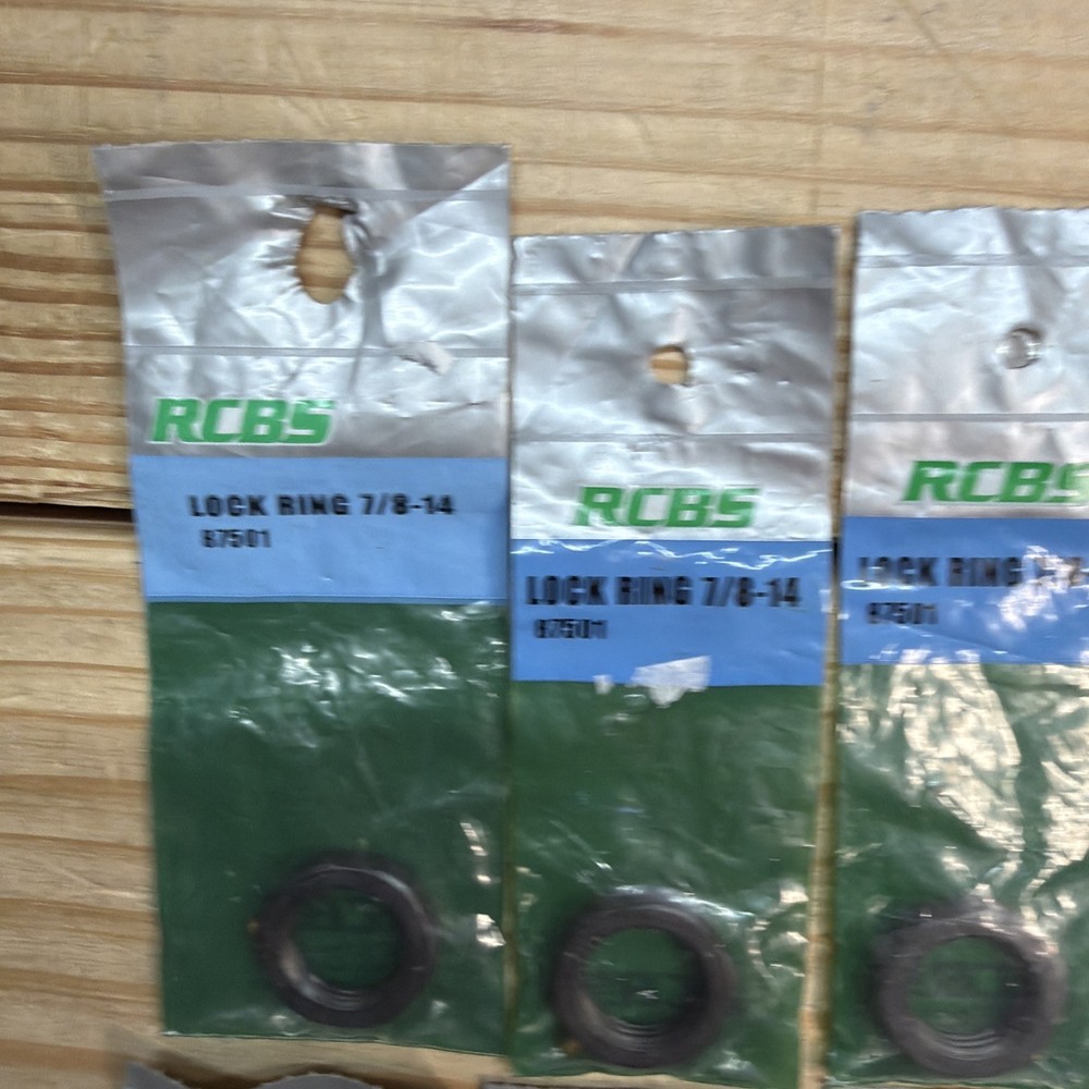 RCBS Reloading Shell Holders Recapping Pins Locking Rings 09216, 09206, 09578