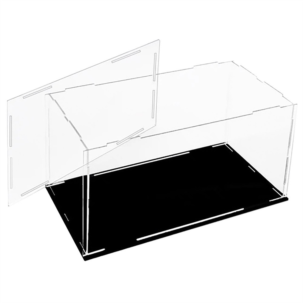 Acrylic Car Display Case Dustproof Showcase Cube Countertop Box for Pop Figures