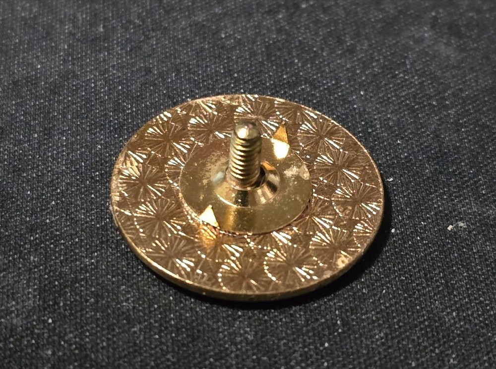1926-37 Type 2 Gilt 3rd Infantry Collar Disk - SB
