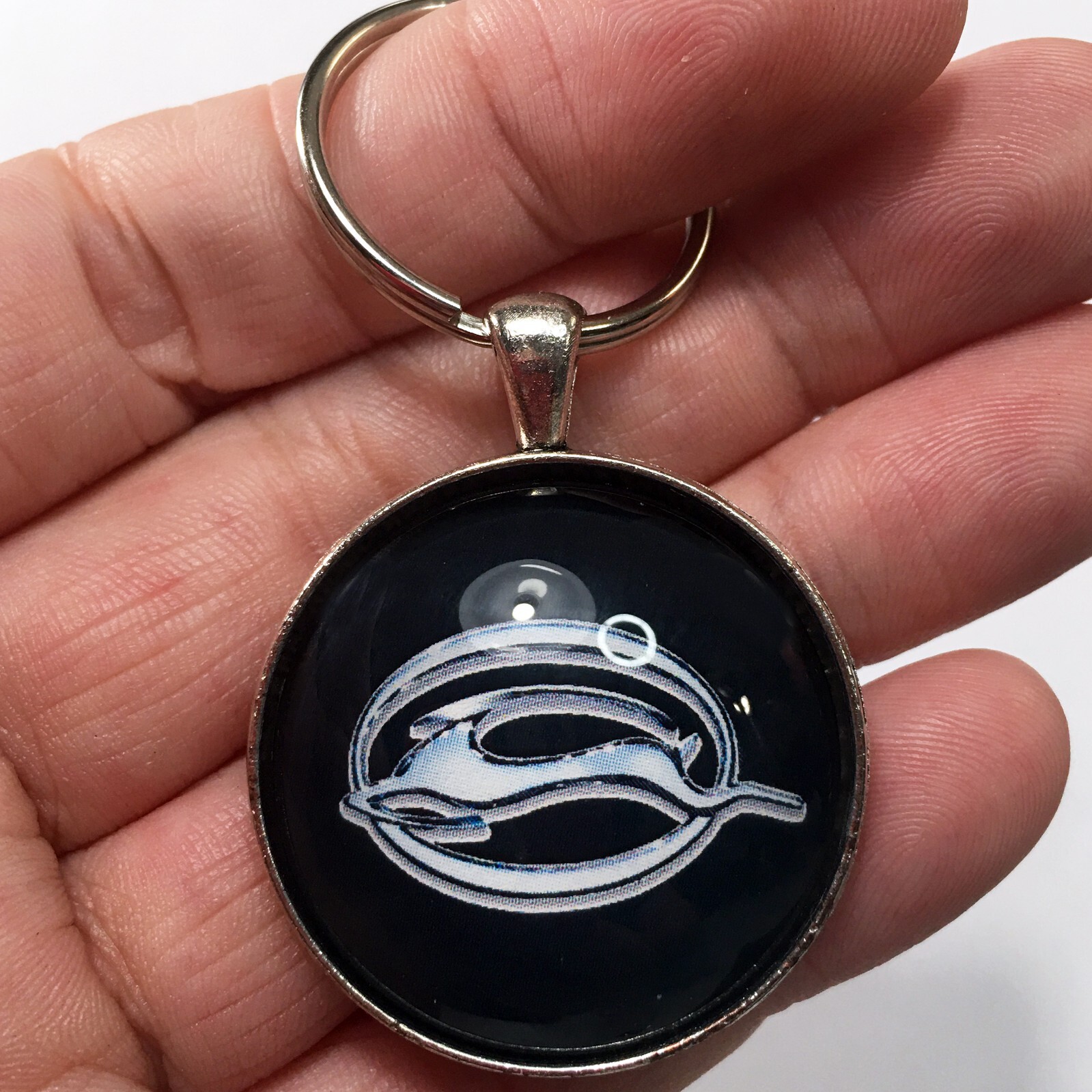 Chevrolet Chevy Impala Chrome Emblem Badge Logo Reproduction Keychain.