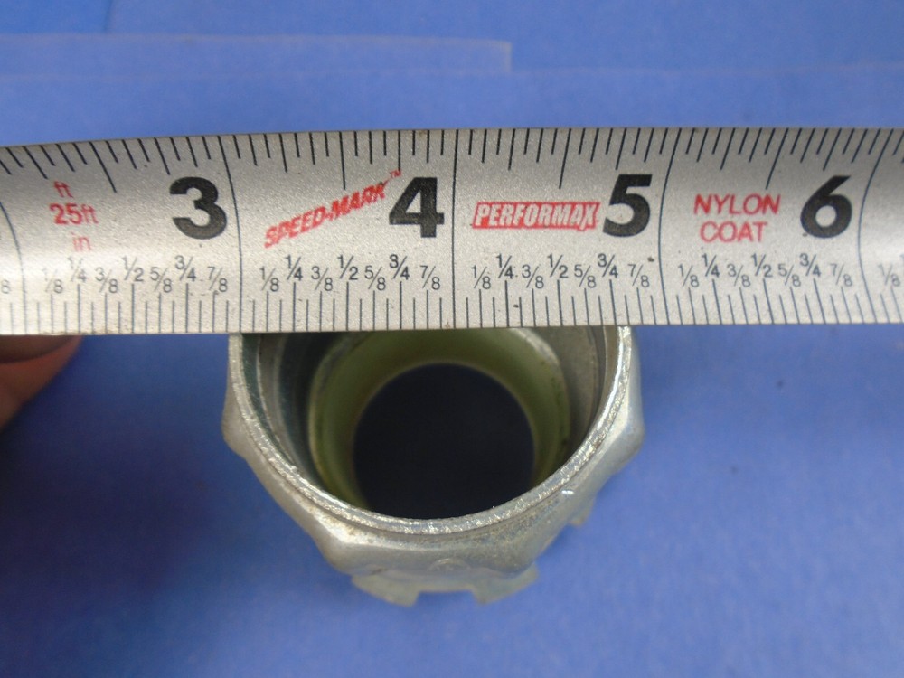 1-3/4" Compression Style Conduit Connector To Junction box Nylon Insert 1 Pcs