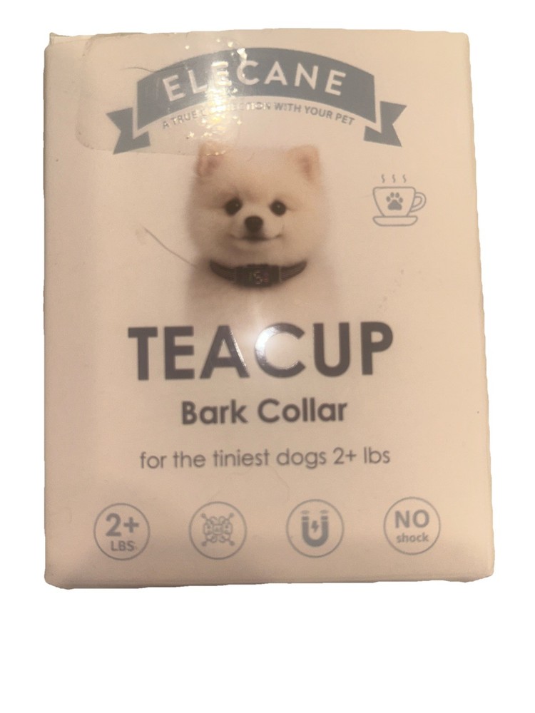 Tea Cup Dog Bark Collar 2+lbs