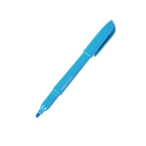 Amazon Basics Chisel Tip Highlighters, 12 Count (Pack of 1), Assorted