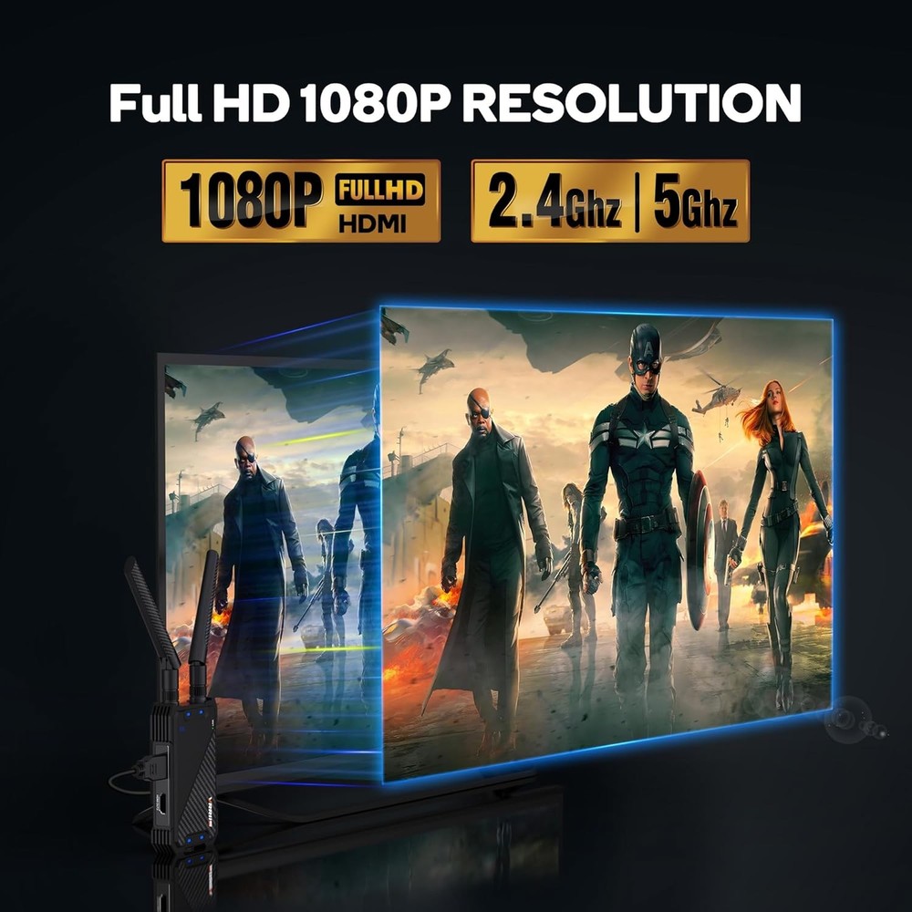 Wireless HDMI Receiver,Receiver Only,1300FT Extender Kit with...