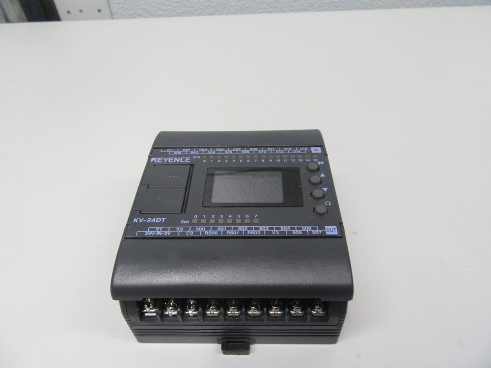Keyence KV24DT PLC 24-Point Programmable Controller Module