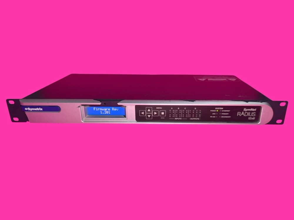 Symetrix Symnet Radius 12x8 Audio DSP Controller UNIT ONLY READ