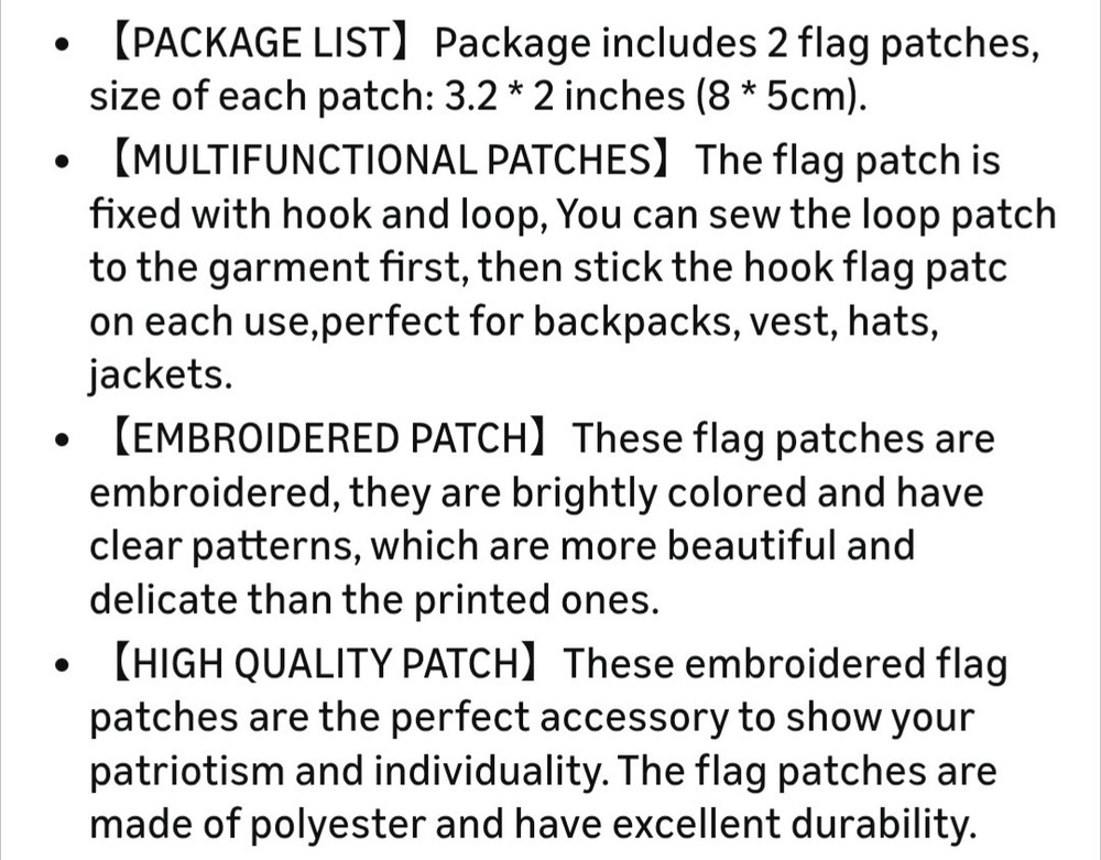 Bolivia Patch (2 In The Pack)