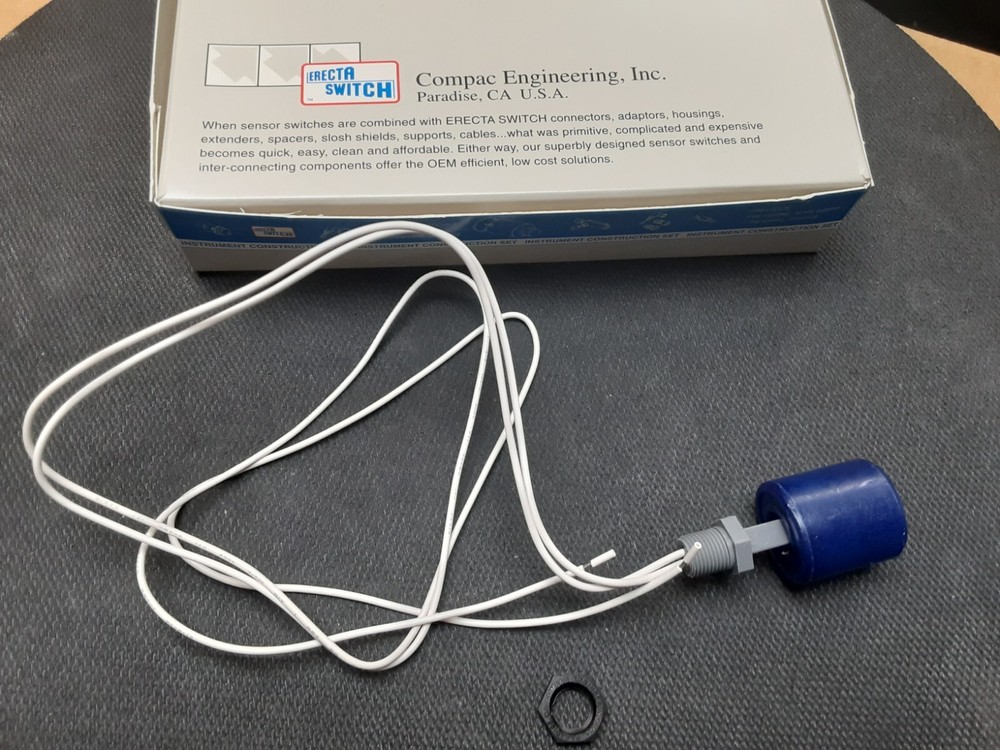 Electra Switch COMPAC ENGINEERING 10-782-PP Liquid Level Switch Polypropylene