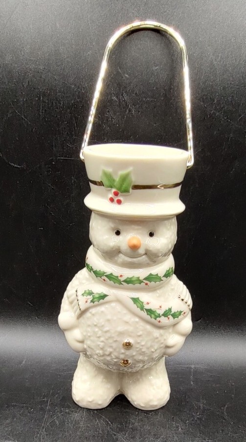 Lenox Snowman Tealight Lantern Figurine