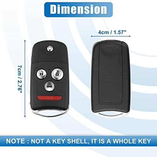 4 Button Car Flip Keyless Entry Remote Control Replacement Key Fob Proximity