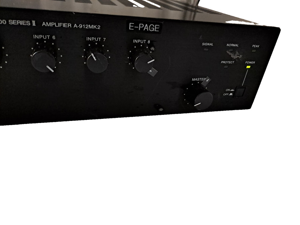 TOA SERIES 2 AMPLIFIER A-912MK2 Model: A-912MK2