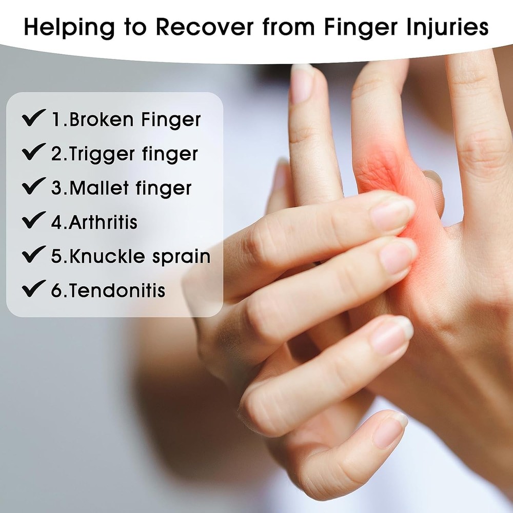 DIVINA VITAE 5PCS Trigger Finger Splints, Thumb Finger Brace for Trigger Finger