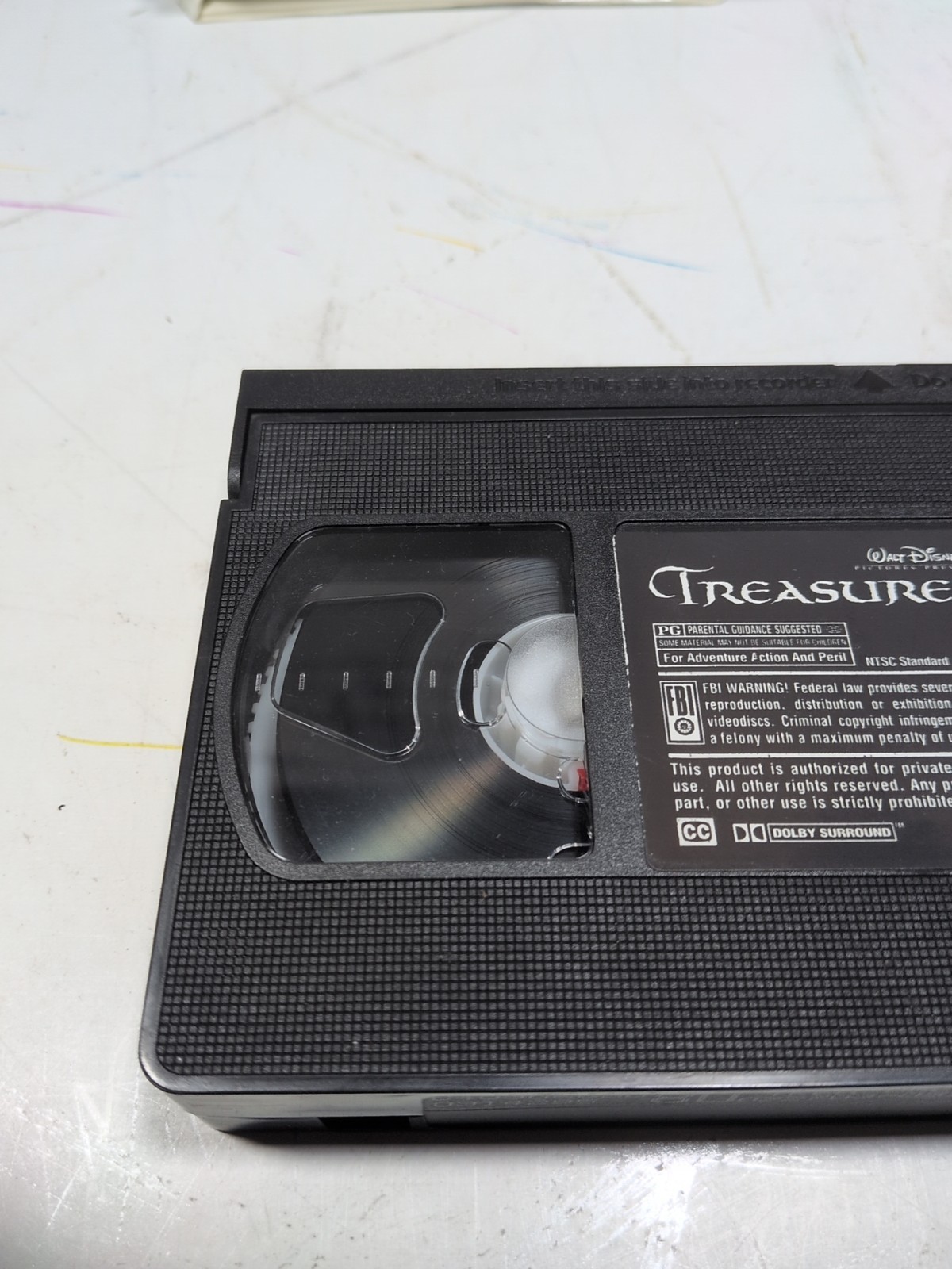 Walt Disney Treasure Planet VHS Movie - Classic Animated Adventure Accept. Cond.